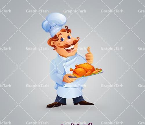 عکس کارتونی آشپزی