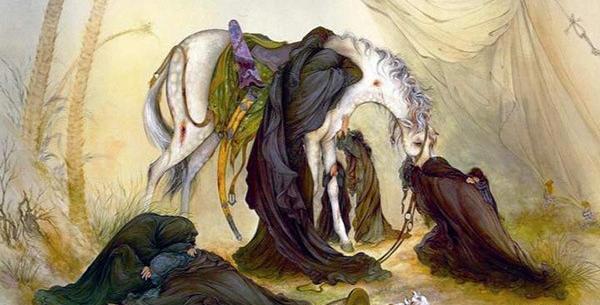 عکس امام حسین در خواب