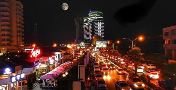 عکس متل قو در شب