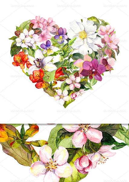 عکس نقاشی گل