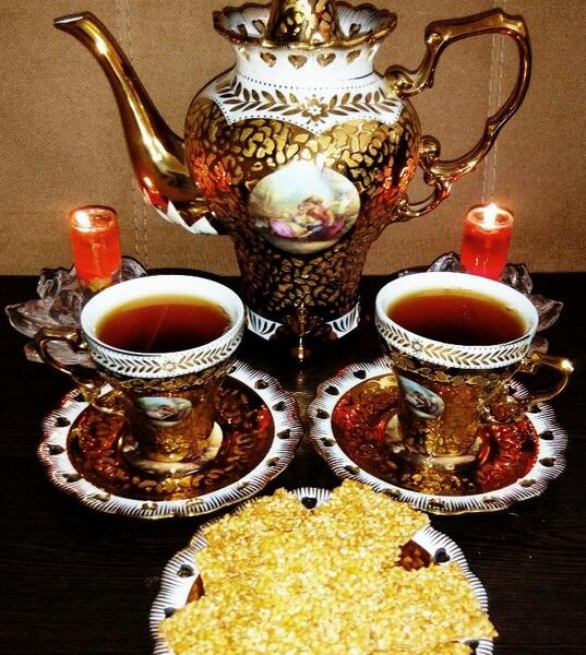 عکس چای عاشقانه