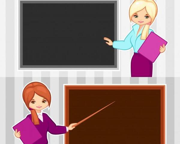 عکس کارتونی تخته کلاس
