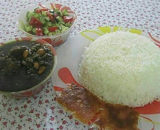 عکس قورمه سبزی خانگی