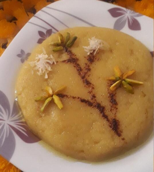 عکس حلوا برنجی