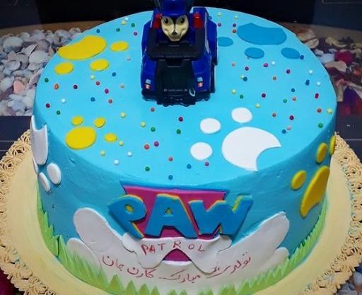 عکس کیک تولد سگ های نگهبان