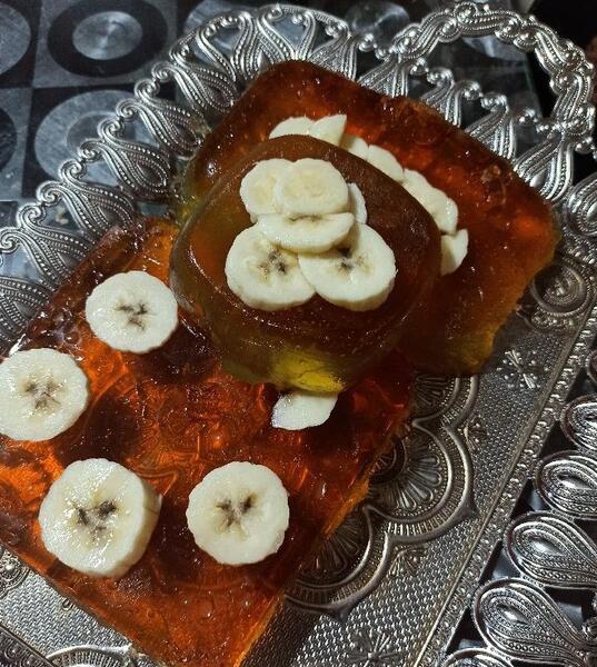 عکس ژله طبقه ای رنگی