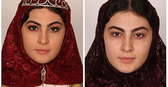 عکس ساینا در بانوی عمارت