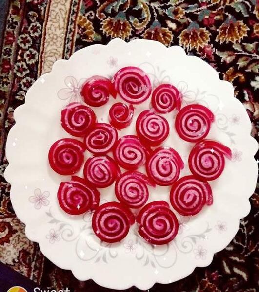 عکس ژله صورتی