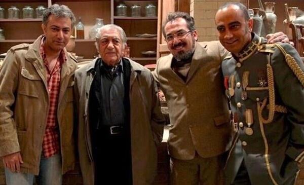 عکس پشت صحنه قهوه تلخ