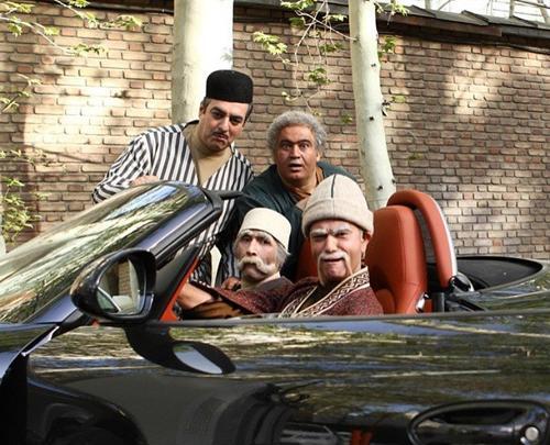 عکس پشت صحنه قهوه تلخ