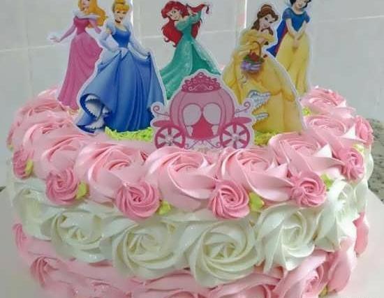 عکس کیک تولد دخترانه زیبای خفته