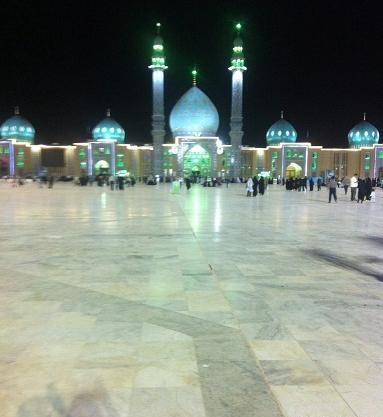 عکس قدیمی مسجد جمکران