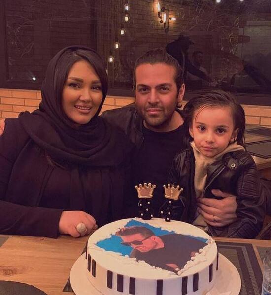 عکس عماد طالب زاده و همسر و فرزندش