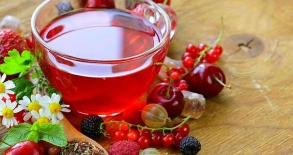 عکس چای میوه ای