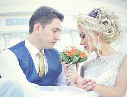 عکس عروس و داماد شاد