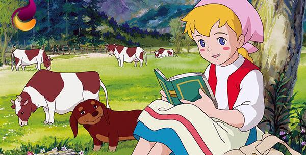 عکس کارتون حنا دختری در مزرعه