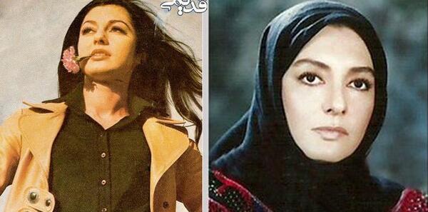 عکس قدیمی و جدید بازیگران ایرانی