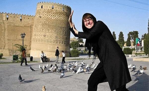 عکس قدیمی ارگ کریم خان