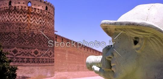 عکس قدیمی ارگ کریم خان