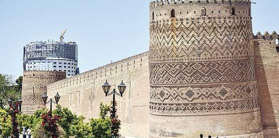 عکس قدیمی ارگ کریم خان