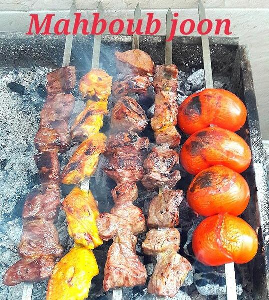عکس شتر کباب شده