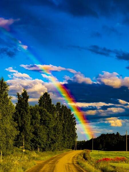 عکس رنگین کمان فانتزی