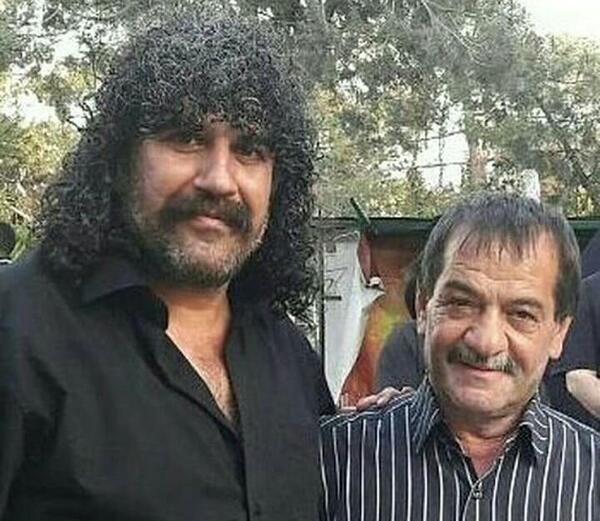 عکس وحید مرادی با امین اقا فرزانه
