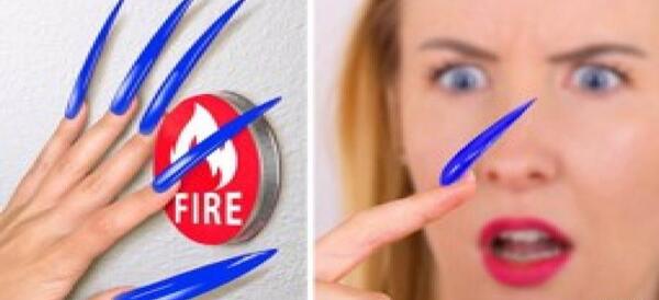 عکس ناخن دختر کفشدوزکی