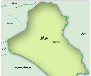 عکس نقشه ایران و عراق