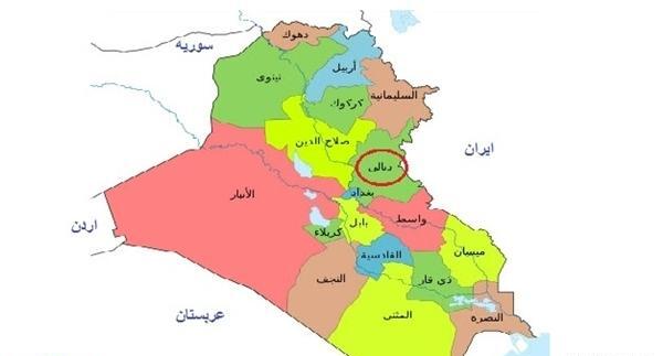 عکس نقشه ایران و عراق