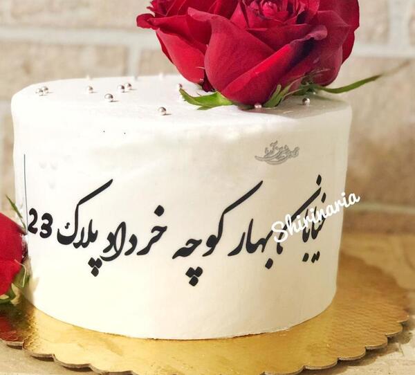 عکس کیک تولد پسرانه گلدار