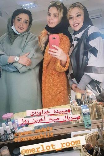 عکس پشت صحنه صبح آخرین روز