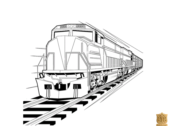 عکس نقاشی قطار