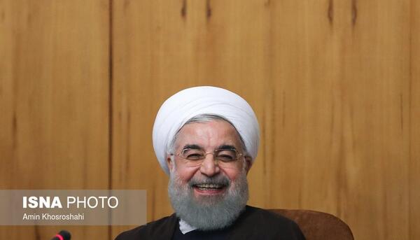 عکس خنده حسن روحانی