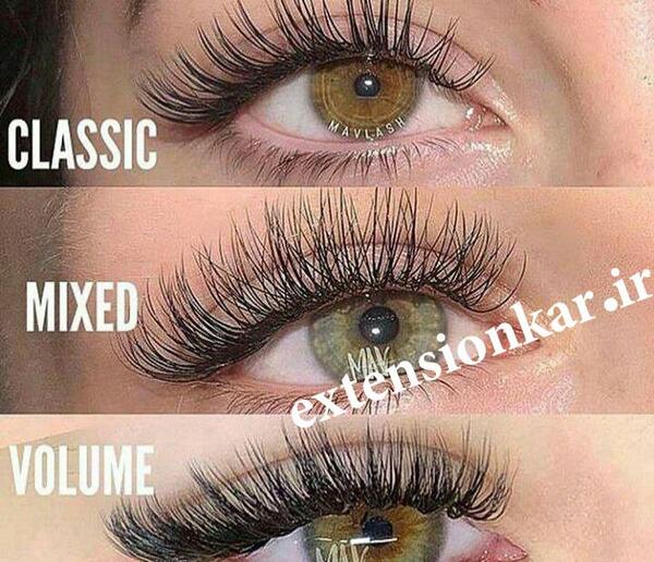 عکس کاشت مژه کلاسیک
