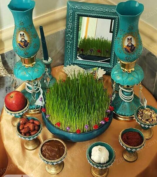 عکس تصاویر سفره هفت سین قدیمی