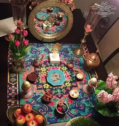 عکس تصاویر سفره هفت سین قدیمی