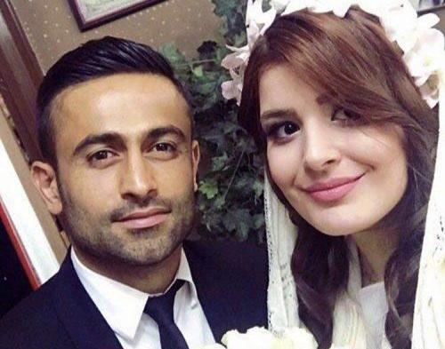 عکس عروسی جواد نکونام و همسرش