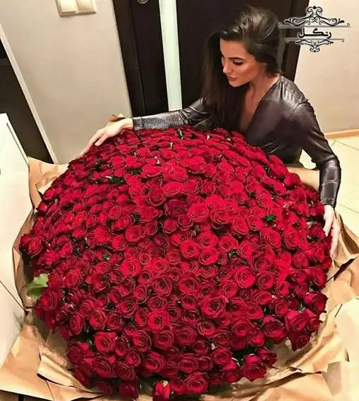 عکس دسته گل خیلی بزرگ