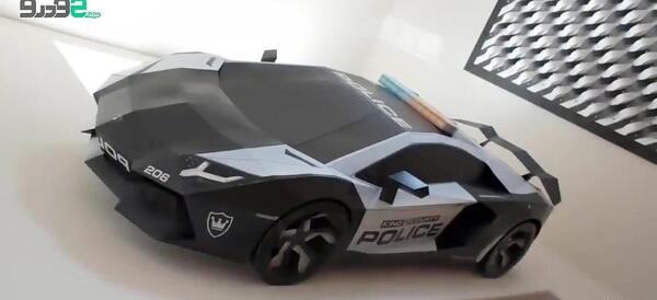 عکس لامبورگینی کاغذی