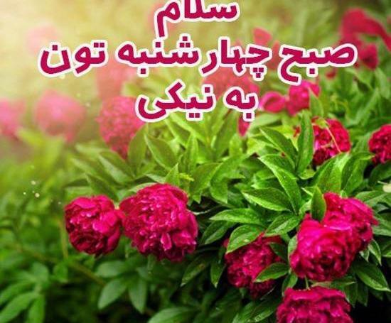 عکس صبح بخیر روز چهارشنبه