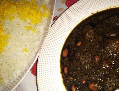 عکس قورمه سبزی اهوازی