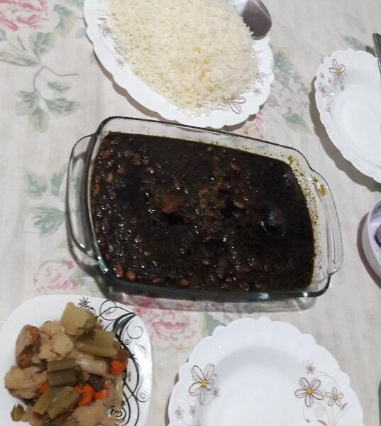 عکس قورمه سبزی اهوازی
