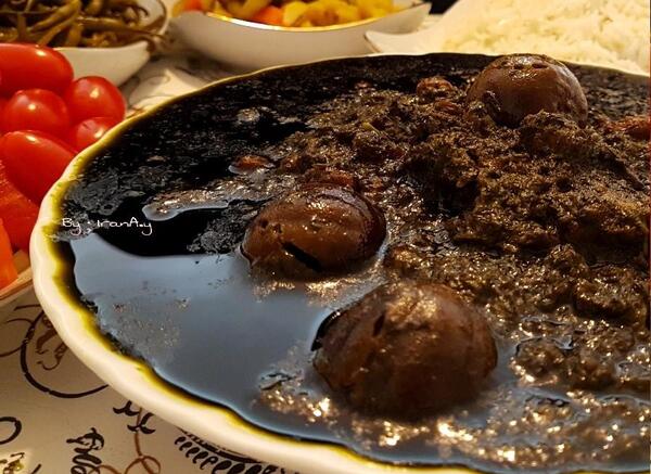 عکس قورمه سبزی اهوازی