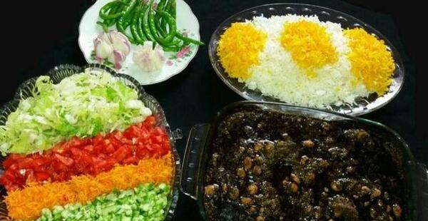 عکس قورمه سبزی اهوازی
