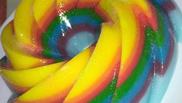 عکس ژله چند رنگ