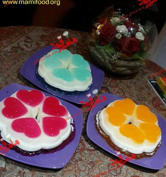 عکس ژله چند رنگ