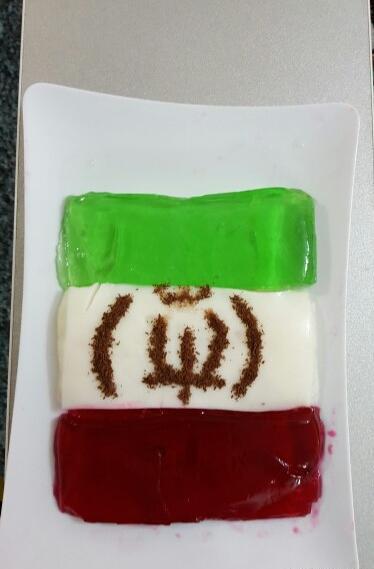 عکس ژله پرچم ایران