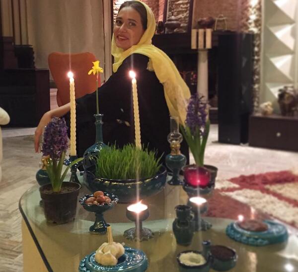 عکس سفره هفت سین ازاده نامداری