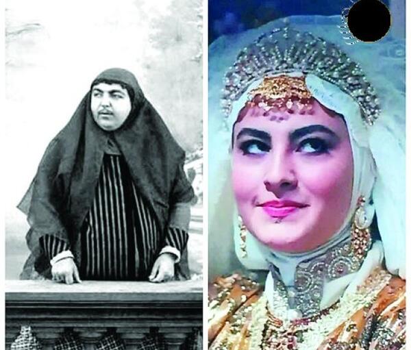 عکس ساینا حسینی در بانوی عمارت